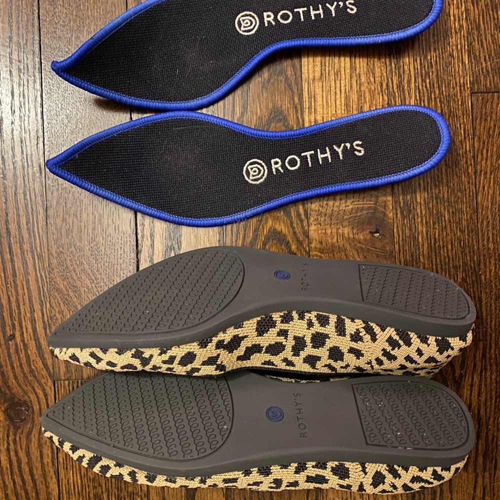 Leopard pointed toe Rothy’s size 7.5 - Picture 10 of 11